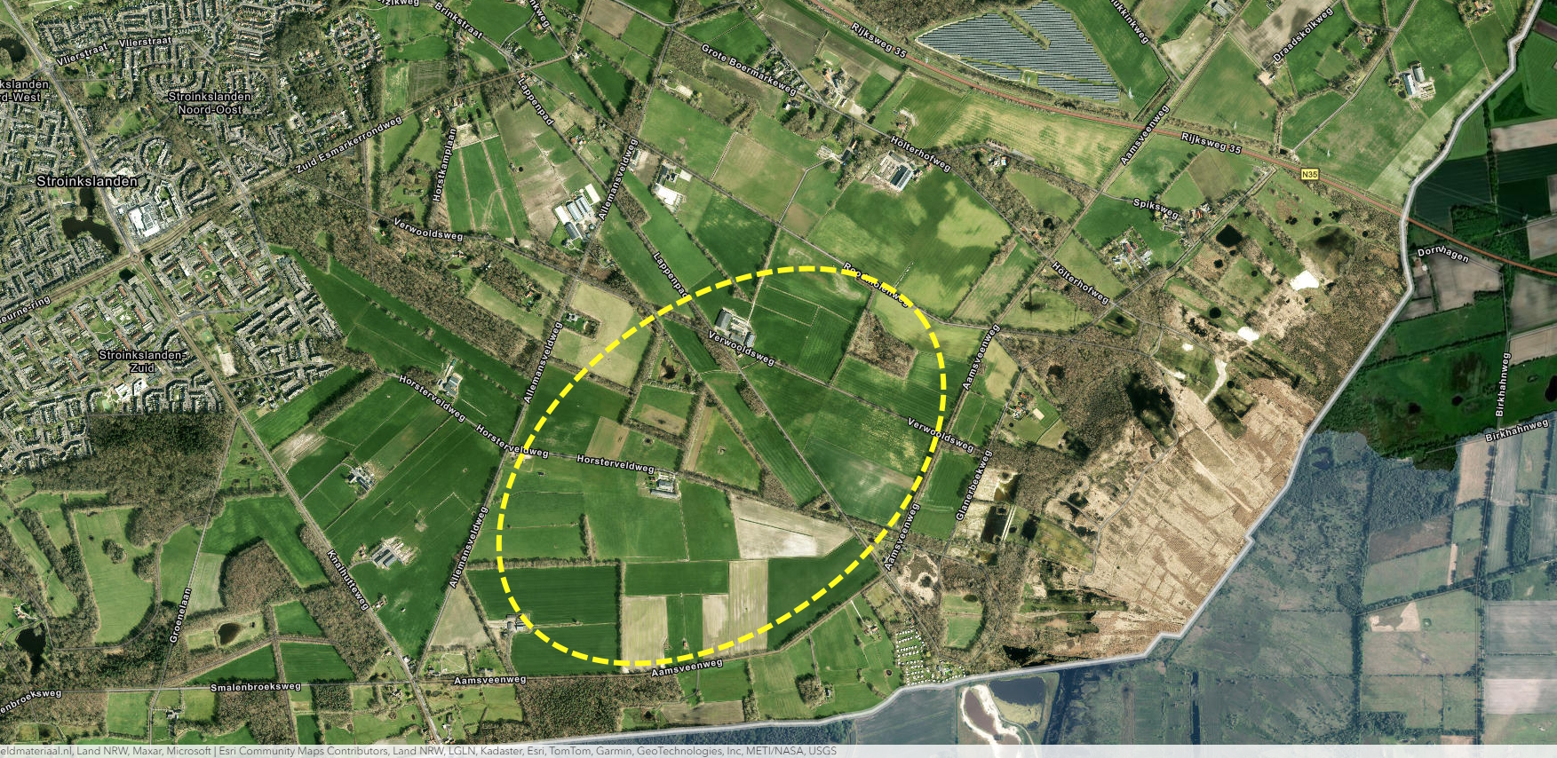Plangebied Windpark Zuideschmarke