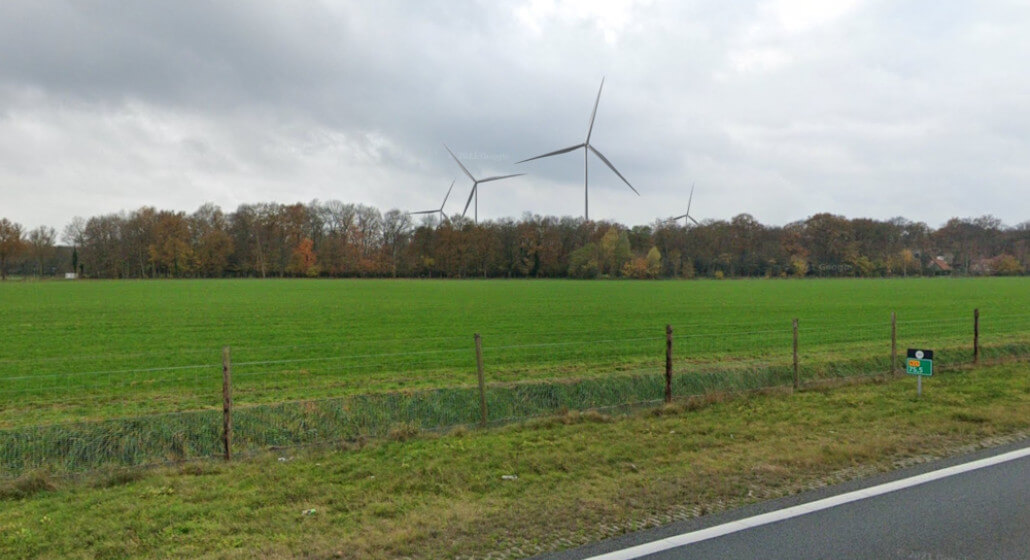 Zicht vanaf N35